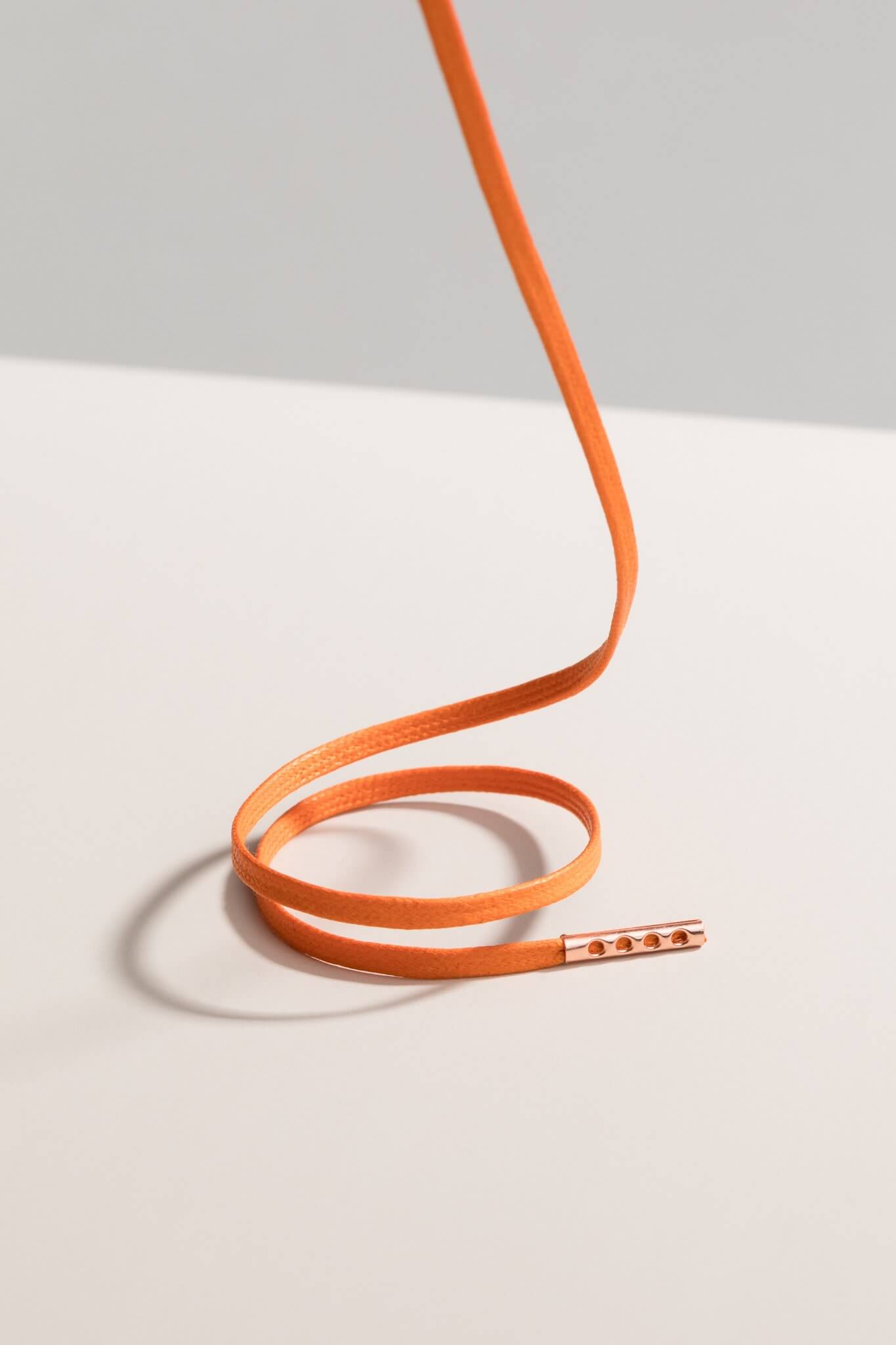 Sanddorn - 3mm Flache Gewachste Schnürsenkel