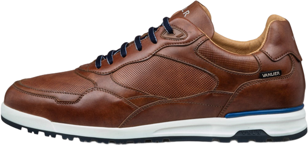 Finde die passenden Schnürsenkel für Vanlier Cognac gladleren Ravello sneaker bei Senkels