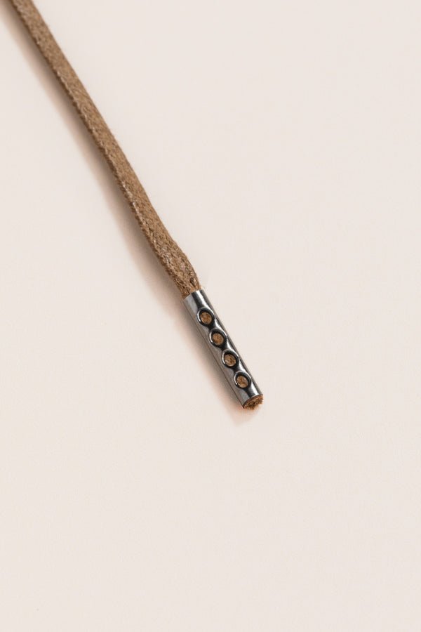 Light Brown - Round Waxed Shoelaces | Senkels