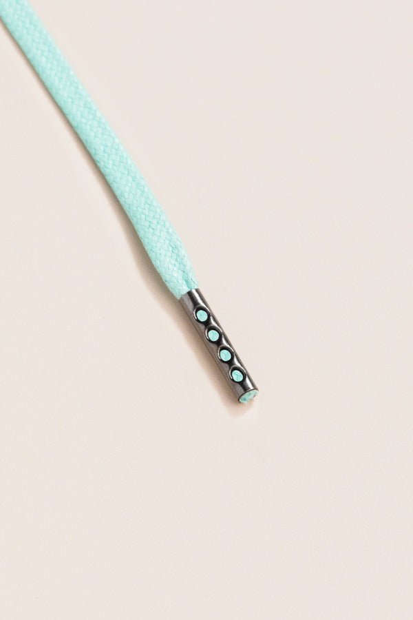 Mint green best sale shoe laces