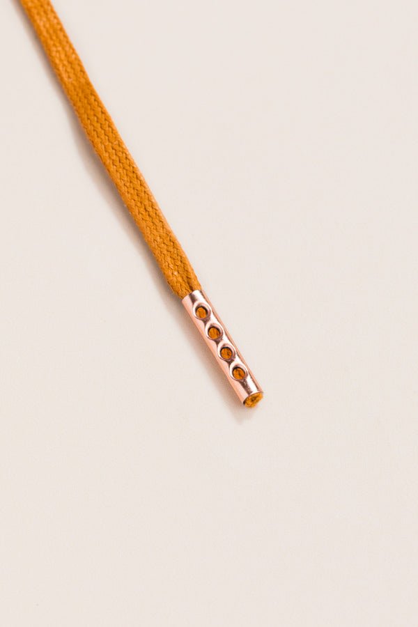 Saddle Brown - 3mm Flat Waxed Shoelaces